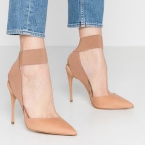 aldo beige heels